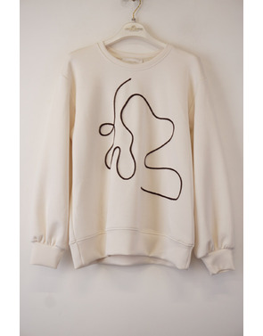 Amelie &amp; Amelie - Pull - Taupe-ecru