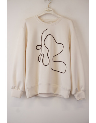 Amelie &amp; Amelie - Pull - Taupe-ecru