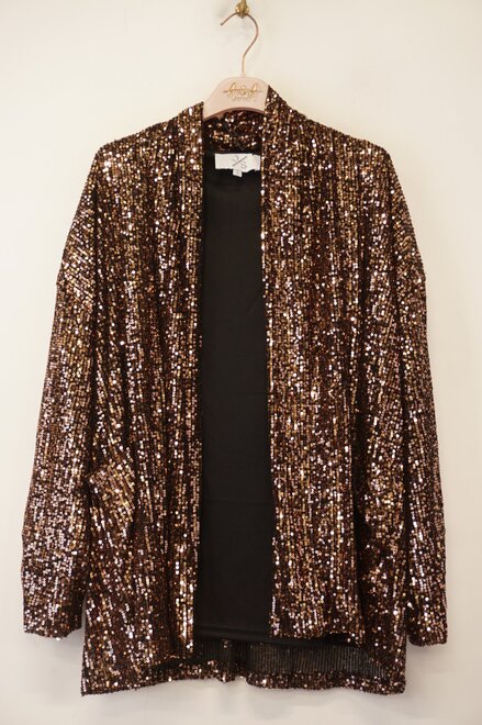 Garde-robe - Gilet - Zwart-brons