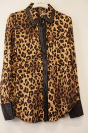 Garde-robe - Blouse - Zwart-beige