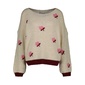 Amelie & Amelie - Pull - Ecru-roze