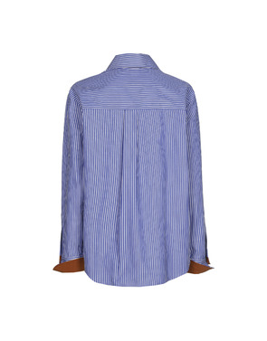 Caroline Biss - Blouse - Wit-blauw