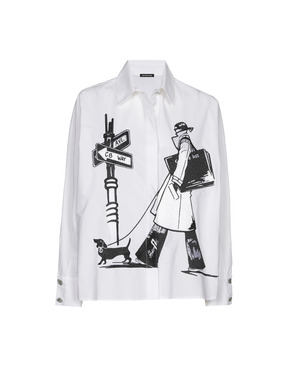 Caroline Biss - Blouse - Zwart-wit