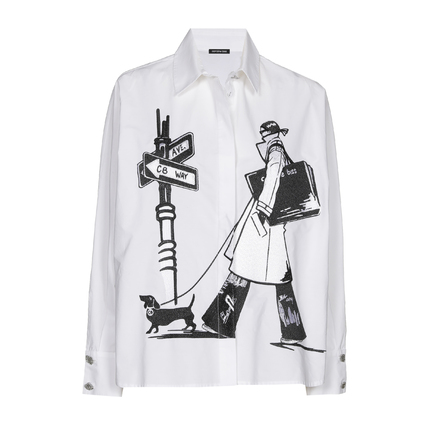 Caroline Biss - Blouse - Zwart-wit