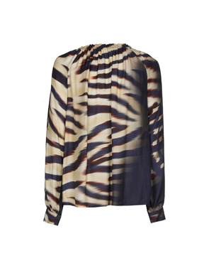 Caroline Biss - Blouse - Blauw-beige