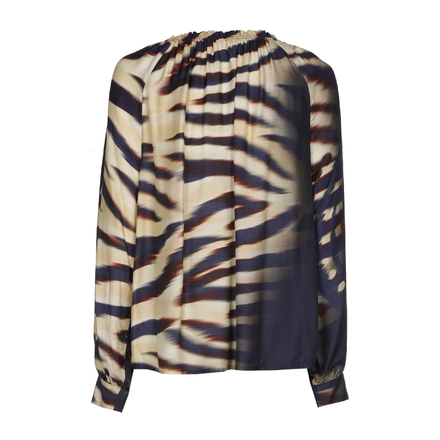 Caroline Biss - Blouse - Blauw-beige