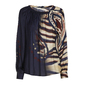 Caroline Biss - Blouse - Blauw-beige