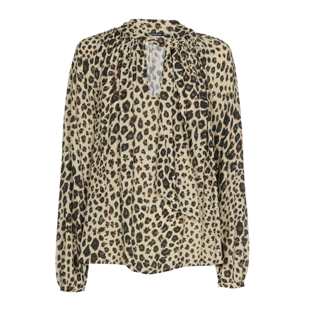 Caroline Biss - Blouse - Zwart-beige