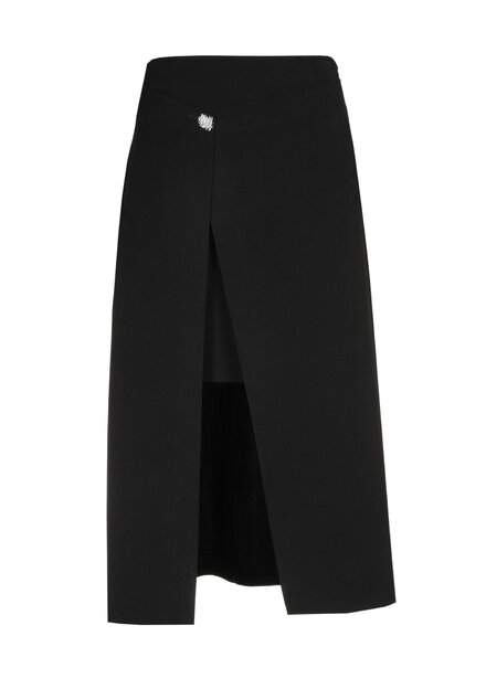 Caroline Biss - Lange Rok - Zwart