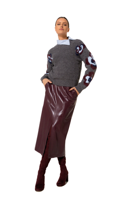 Caroline Biss - Lange Rok - Bordeaux