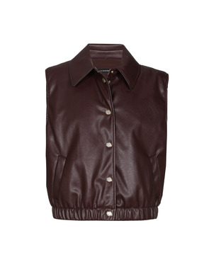 Caroline Biss - body warmer - Bordeaux