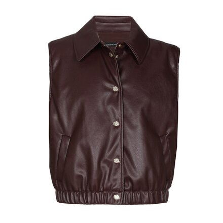 Caroline Biss - body warmer - Bordeaux
