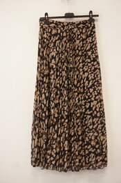 Amelie &amp; Amelie - Lange Rok - Zwart-beige