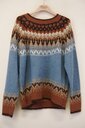 Garde-robe - Pull - Blauw-beige