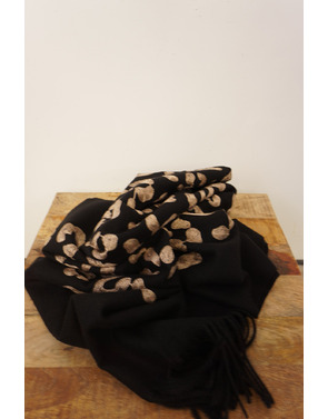 Garde-robe - Sjaals - Zwart-beige