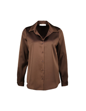 Amelie &amp; Amelie - Blouse - Donker bruin