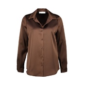 Amelie &amp; Amelie - Blouse - Donker bruin