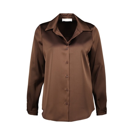 Amelie &amp; Amelie - Blouse - Donker bruin