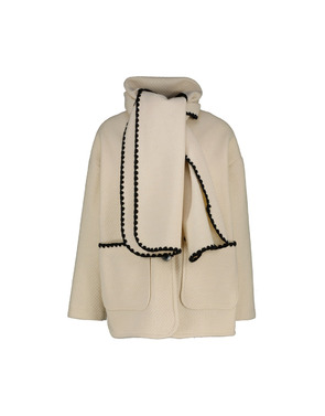 Amelie &amp; Amelie - Gilet - Ecru