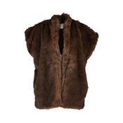 Amelie &amp; Amelie - body warmer - Donker bruin