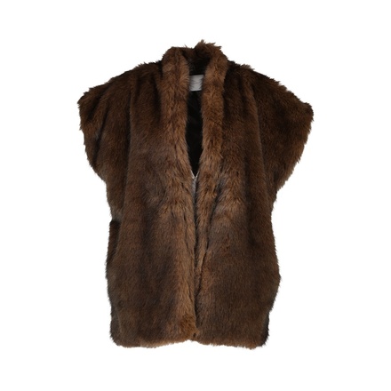 Amelie &amp; Amelie - body warmer - Donker bruin