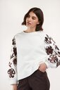 Senso - Pull - Bruin-ecru