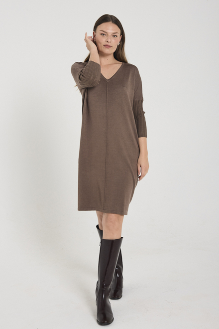 Free/quent - Halflang Kleedje - Taupe