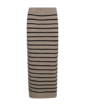 Free/quent - Lange Rok - Zwart-beige
