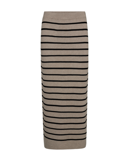 Free/quent - Lange Rok - Zwart-beige