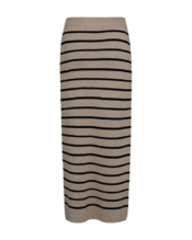 Free/quent - Lange Rok - Zwart-beige