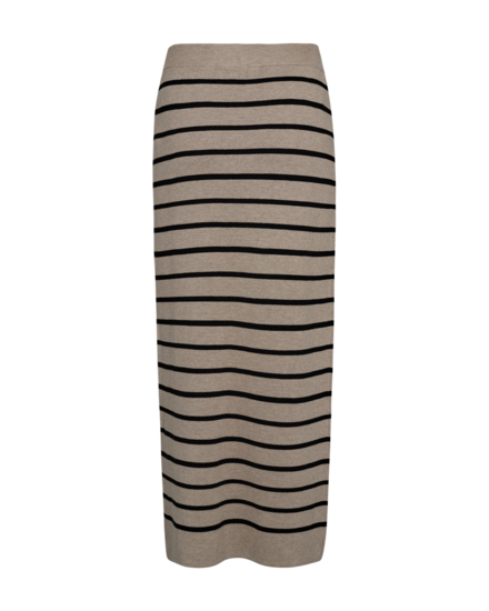 Free/quent - Lange Rok - Zwart-beige