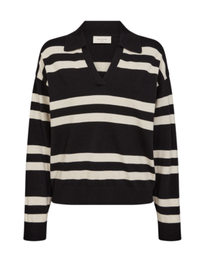 Free/quent - Pull - Zwart-beige