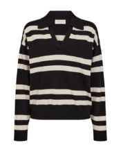Free/quent - Pull - Zwart-beige