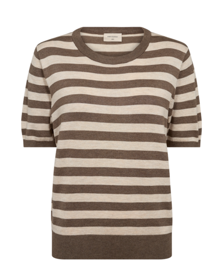 Free/quent - Pull - Beige-bruin