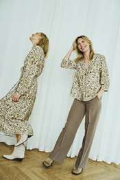 Free/quent - Lange Broek - Taupe