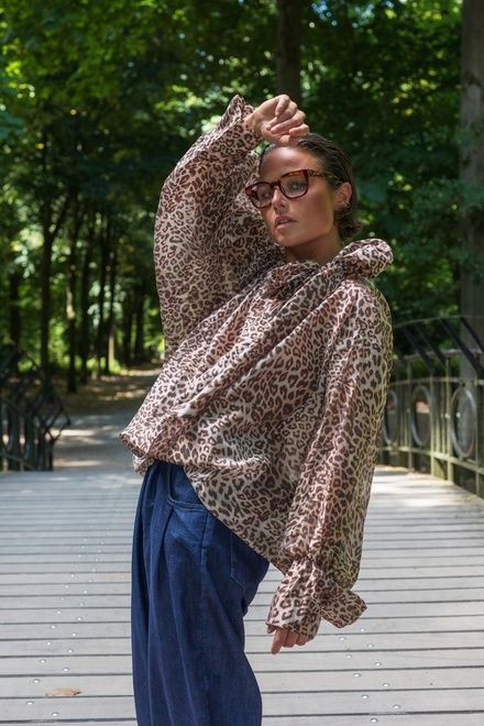 Garde-robe - Blouse - Beige-bruin