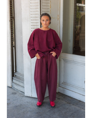Garde-robe - Lange Broek - Bordeaux