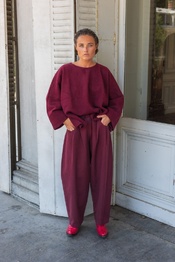 Garde-robe - Lange Broek - Bordeaux