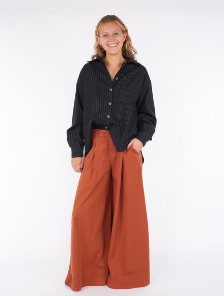 Garde-robe - Lange Broek - Donker oranje