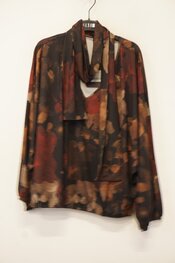 K-design - Blouse - Bruin-bordeaux