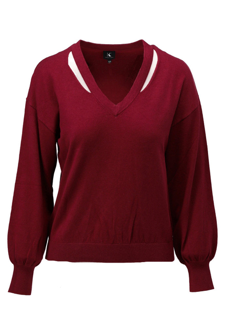 K-design - Pull - Bordeaux