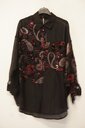 Garde-robe - Blouse - Zwart-rood