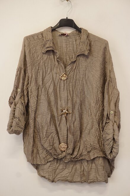 Garde-robe - Blouse - Taupe