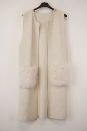 Garde-robe - Gilet - Ecru