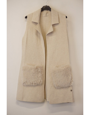 Garde-robe - Gilet - Ecru