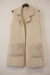 Garde-robe - Gilet - Ecru
