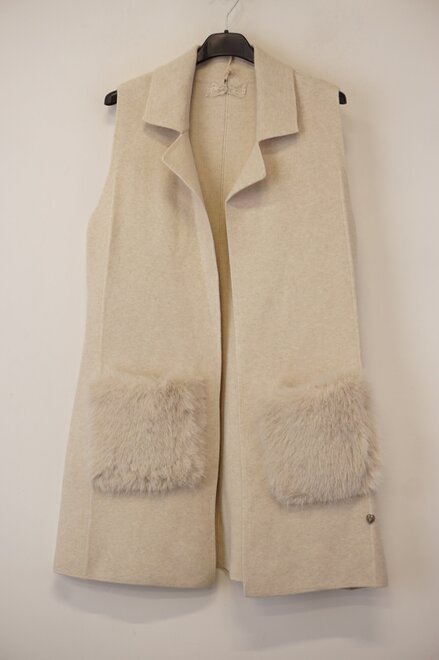 Garde-robe - Gilet - Ecru