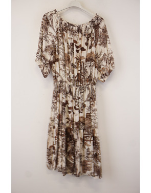 Garde-robe - Halflang Kleedje - Ecru