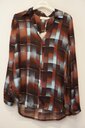 Amelie & Amelie - Blouse - Blauw-bruin