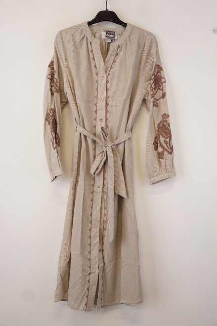 Garde-robe - Halflang Kleedje - Beige-bruin